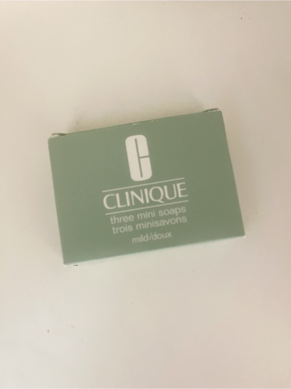 Clinique three mini soaps mild set